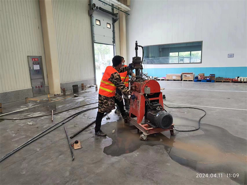 于田厂房地面下沉塌陷注浆加固施工